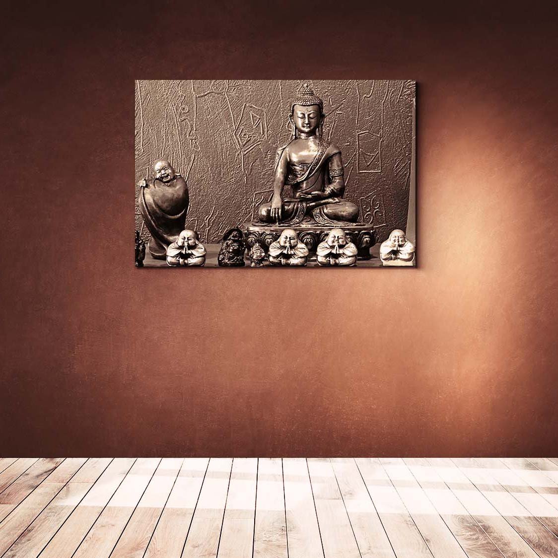 Casperme  Buddha Art Cotton Canvas Wall Painting For Living Room for Bedroom, Hotels & Office Decoration (36×24 inches)