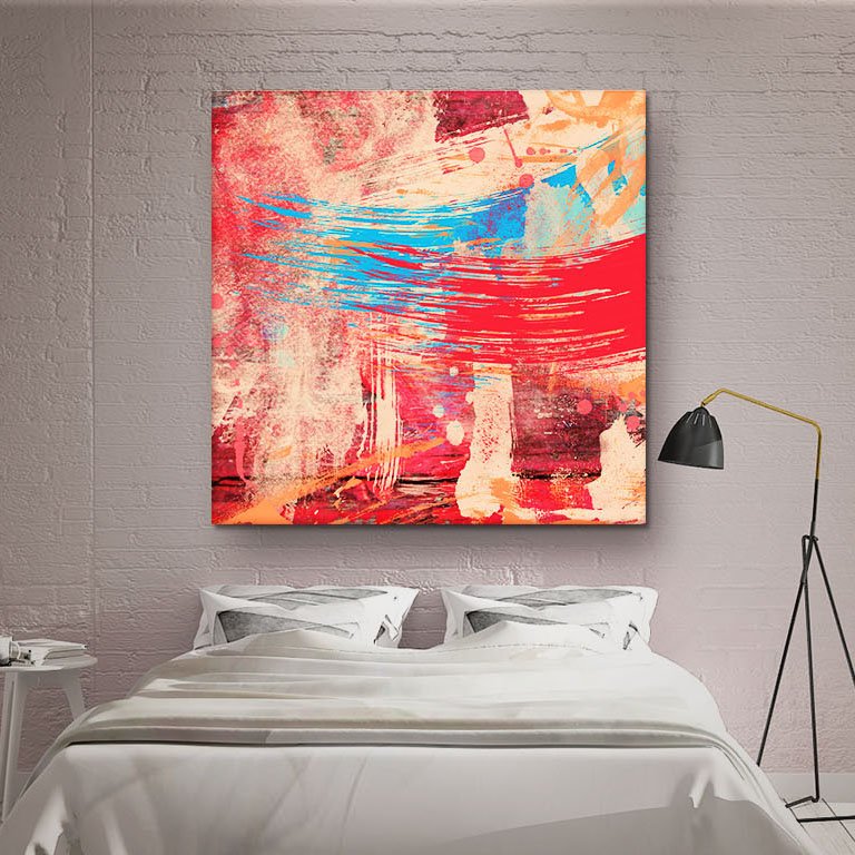 Casperme Modern Abstract Art Cotton Canvas Wall Painting For Living Room for Bedroom, Hotels & Office Decoration (30×30 inches)