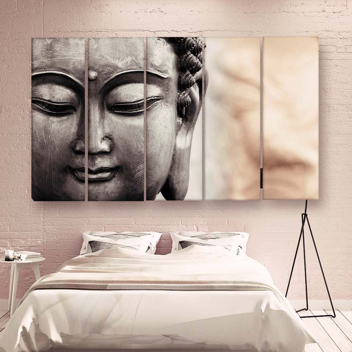 Casperme Buddha Wall Painting For Living Room for Bedroom, Hotels & Office Decoration (48×30 inhes)