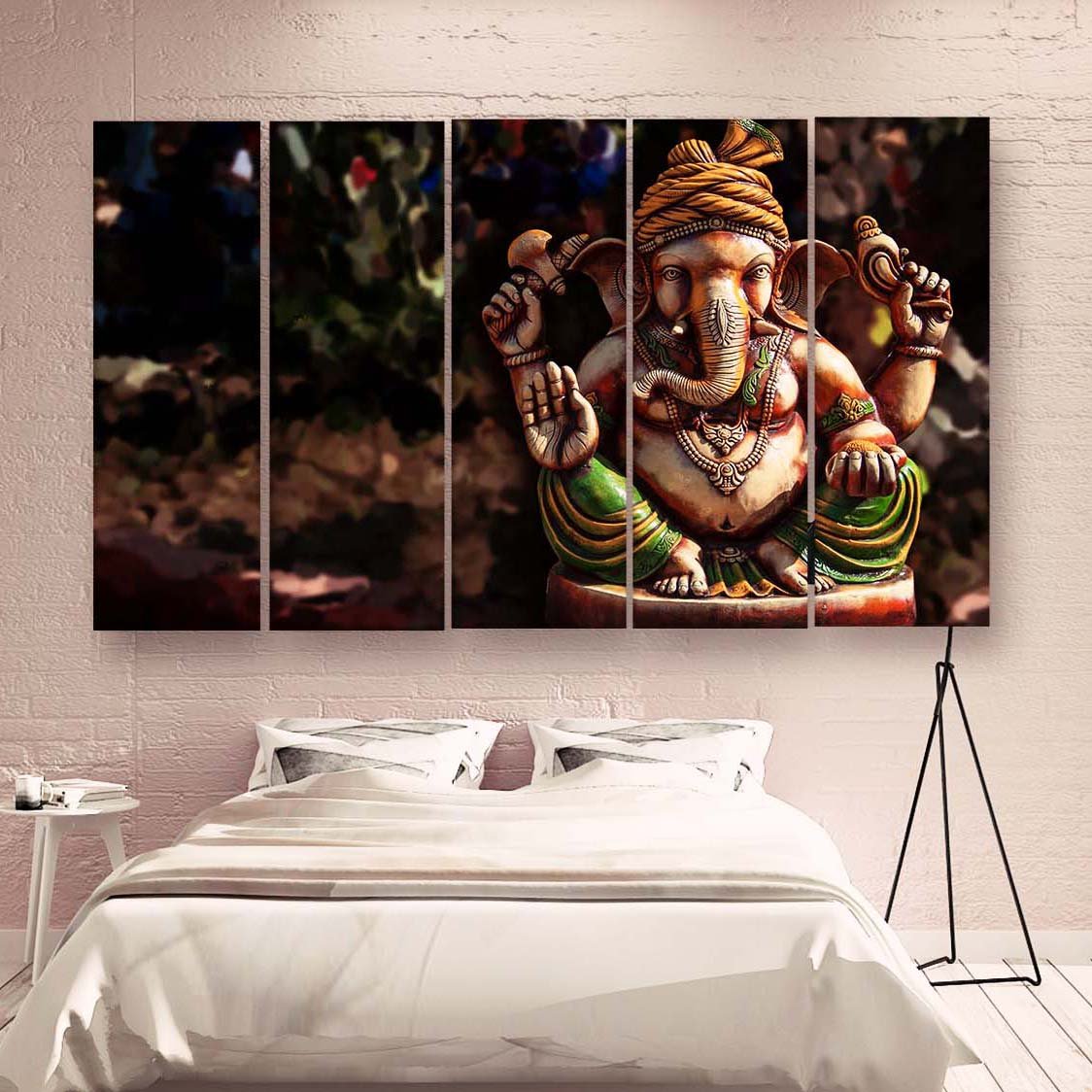 Casperme Lord Ganesha Wall Painting For Living Room for Bedroom, Hotels & Office Decoration (48×30 inhes)