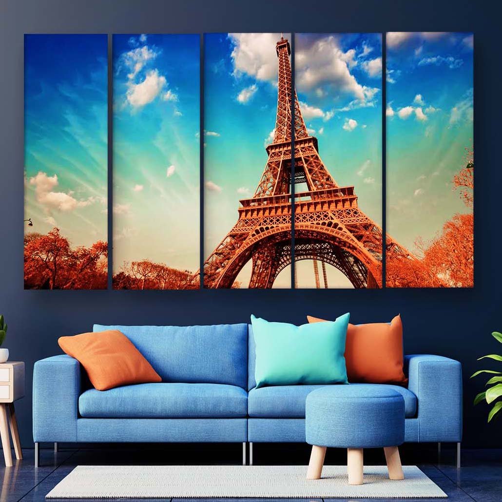 Casperme Beautiful Skyline  Wall Painting For Living Room for Bedroom, Hotels & Office Decoration (48×30 inhes)