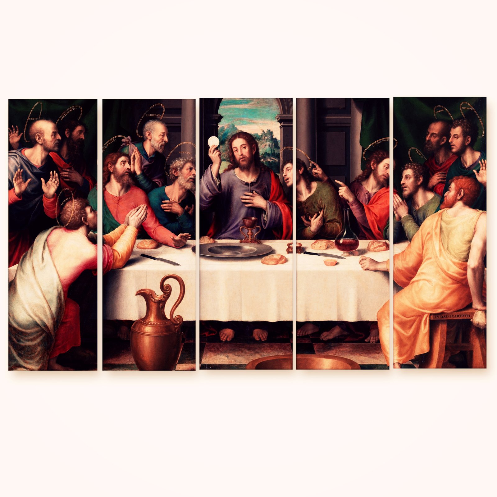 Casperme Lord Jesus Yeshu Wall Painting For Living Room for Bedroom, Hotels & Office Decoration (48×30 inhes)