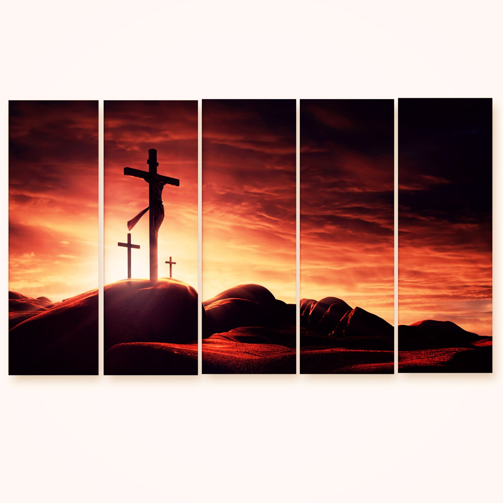 Casperme Lord Jesus Yeshu Wall Painting For Living Room for Bedroom, Hotels & Office Decoration (48×30 inhes)