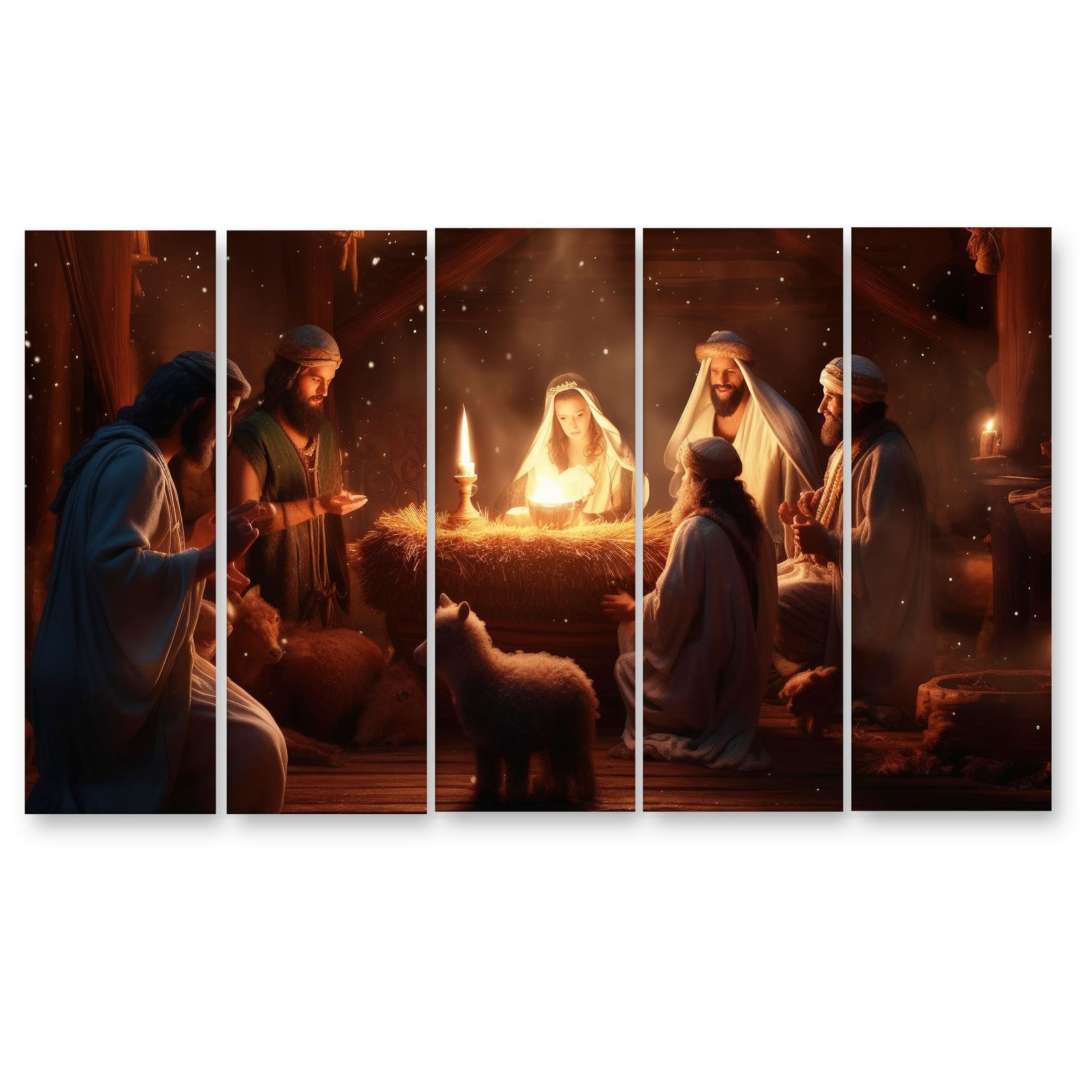 Casperme Lord Jesus Yeshu Wall Painting For Living Room for Bedroom, Hotels & Office Decoration (48×30 inhes)