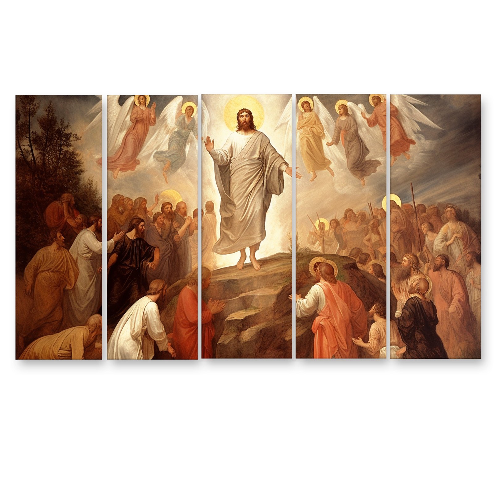 Casperme Lord Jesus Yeshu Wall Painting For Living Room for Bedroom, Hotels & Office Decoration (48×30 inhes)