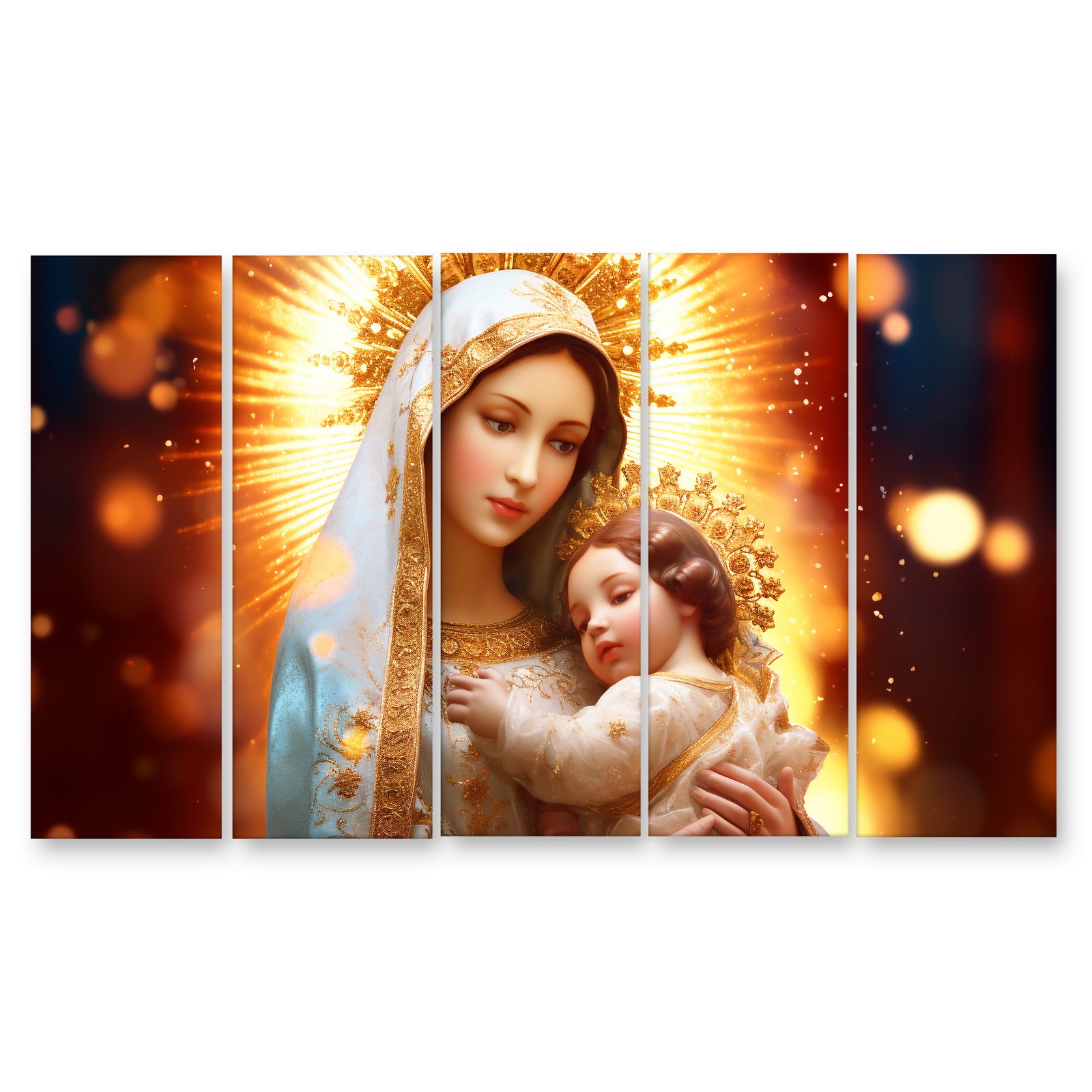 Casperme Lord Jesus Yeshu Wall Painting For Living Room for Bedroom, Hotels & Office Decoration (48×30 inhes)