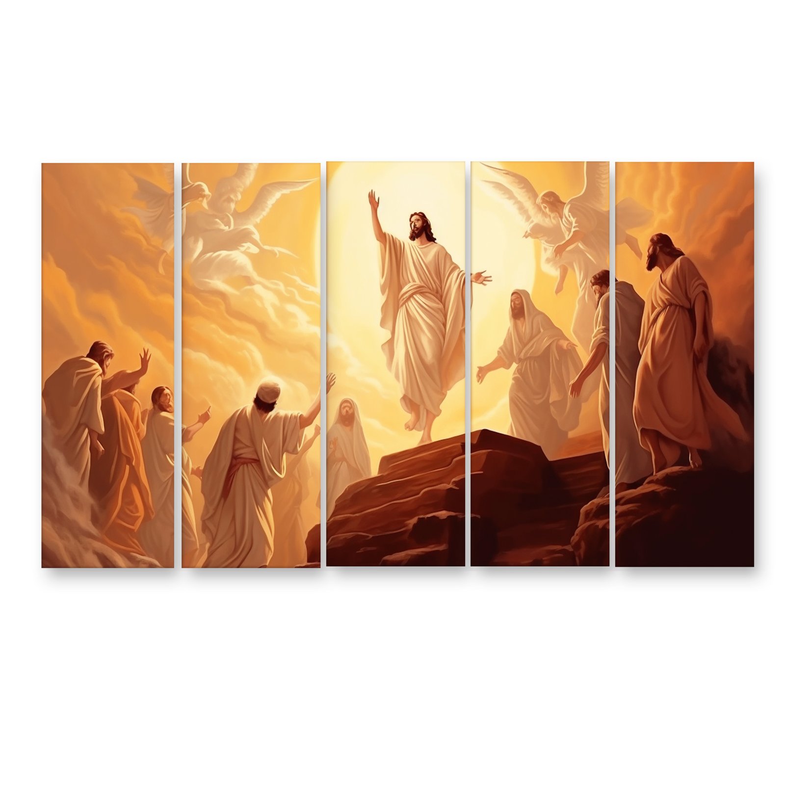 Casperme Lord Jesus Yeshu Wall Painting For Living Room for Bedroom, Hotels & Office Decoration (48×30 inhes)