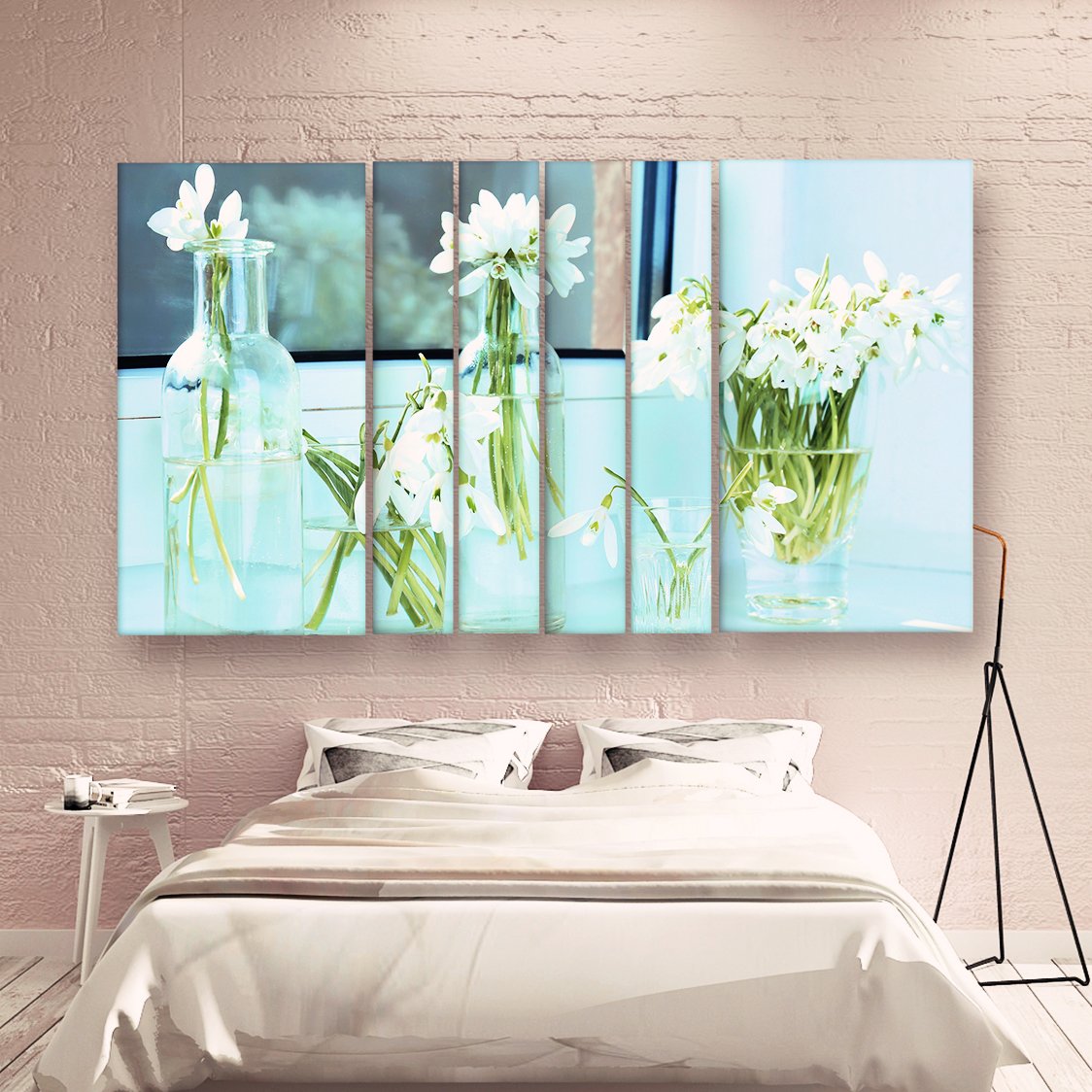 Casperme Beautiful Floral Wall Painting Grill Frames For Living Room for Bedroom, Hotels & Office Decoration (60 x 36 inches)