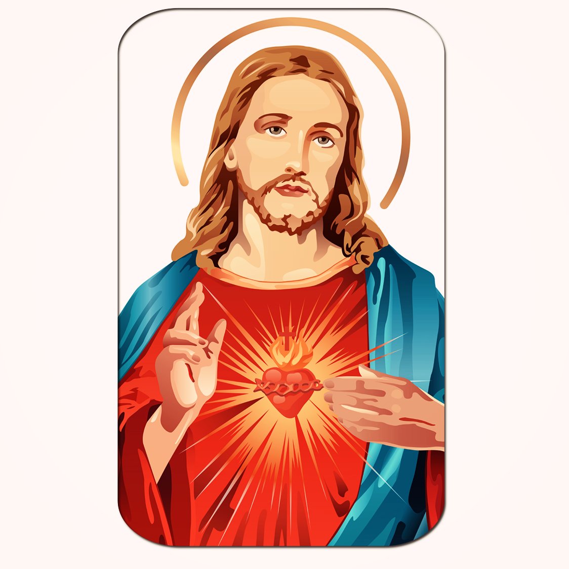 Casperme Jesus Big Frame Wall Painting For Living Room & Office (18 x 36 inches)