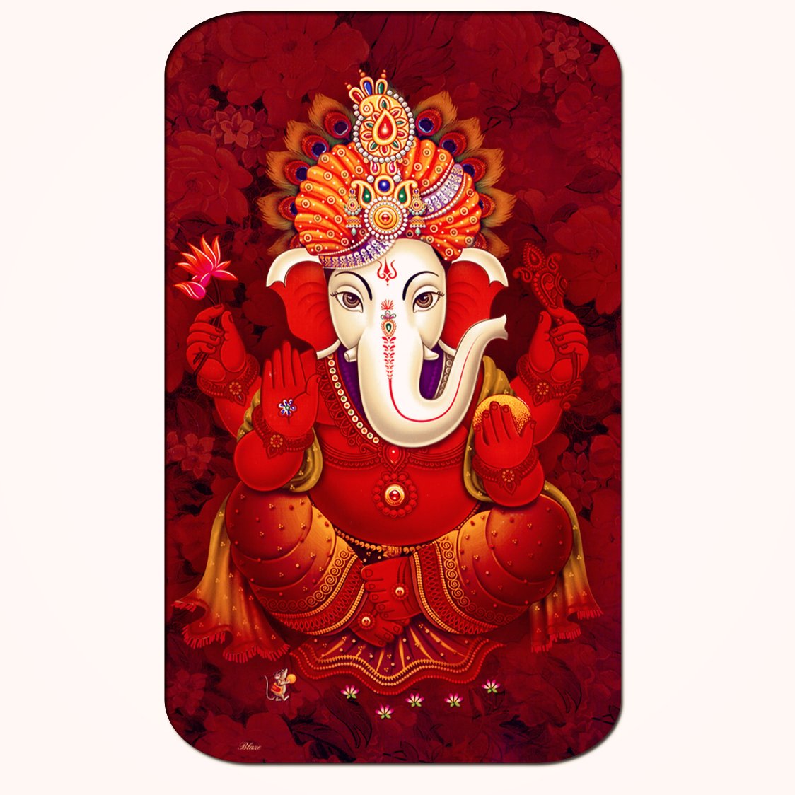 Casperme Ganesha Big Frame Wall Painting For Living Room & Office (18 x 36 inches)