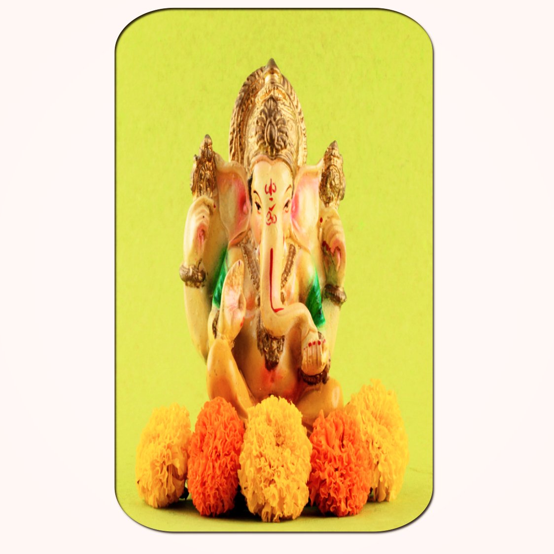 Casperme Ganesha Big Frame Wall Painting For Living Room & Office (18 x 36 inches)