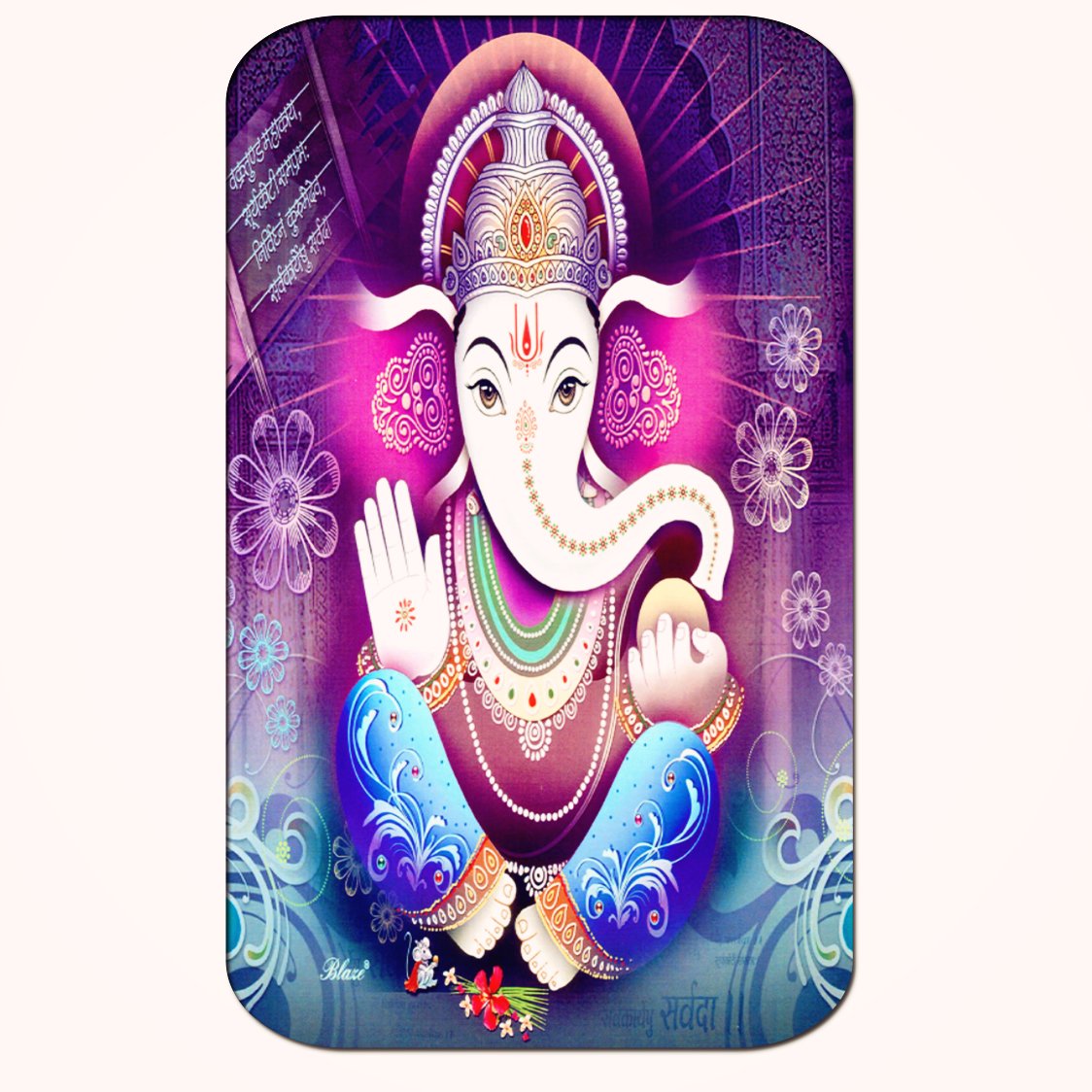 Casperme Ganesha Big Frame Wall Painting For Living Room & Office (18 x 36 inches)