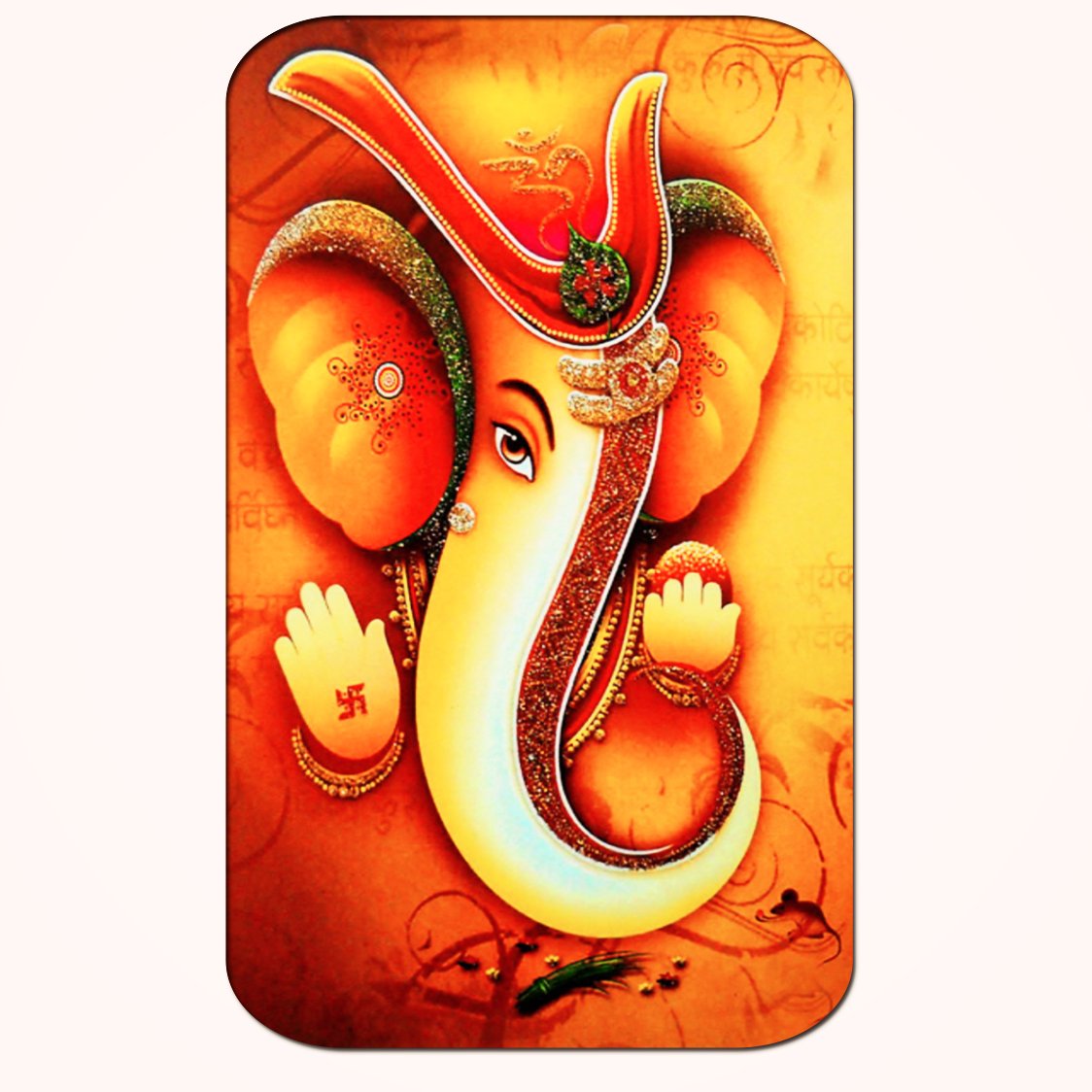 Casperme Ganesha Big Frame Wall Painting For Living Room & Office (18 x 36 inches)