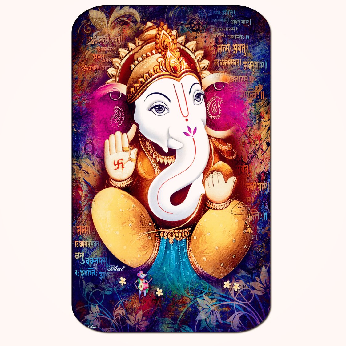 Casperme Ganesha Big Frame Wall Painting For Living Room & Office (18 x 36 inches)