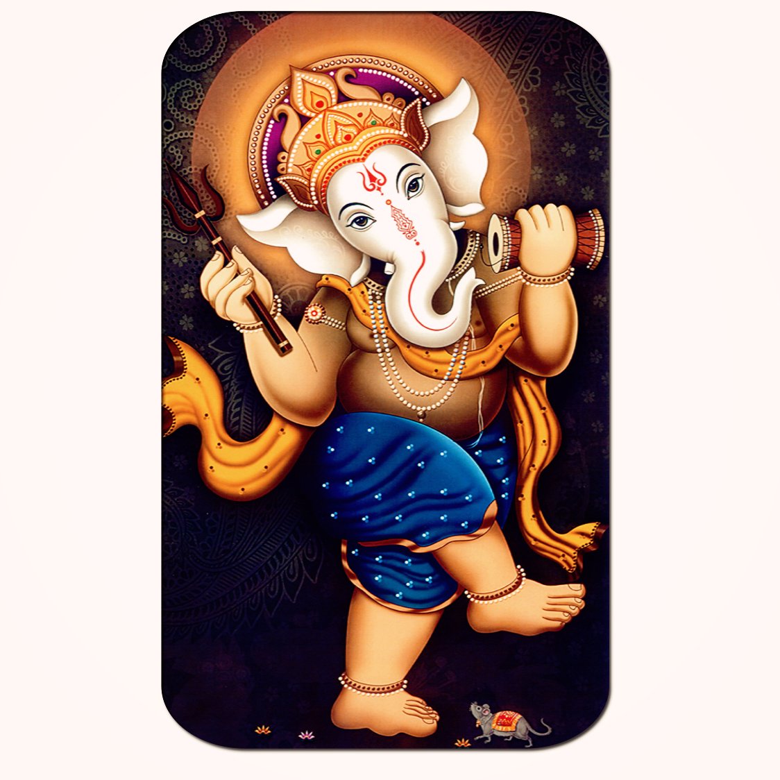 Casperme Ganesha Big Frame Wall Painting For Living Room & Office (18 x 36 inches)