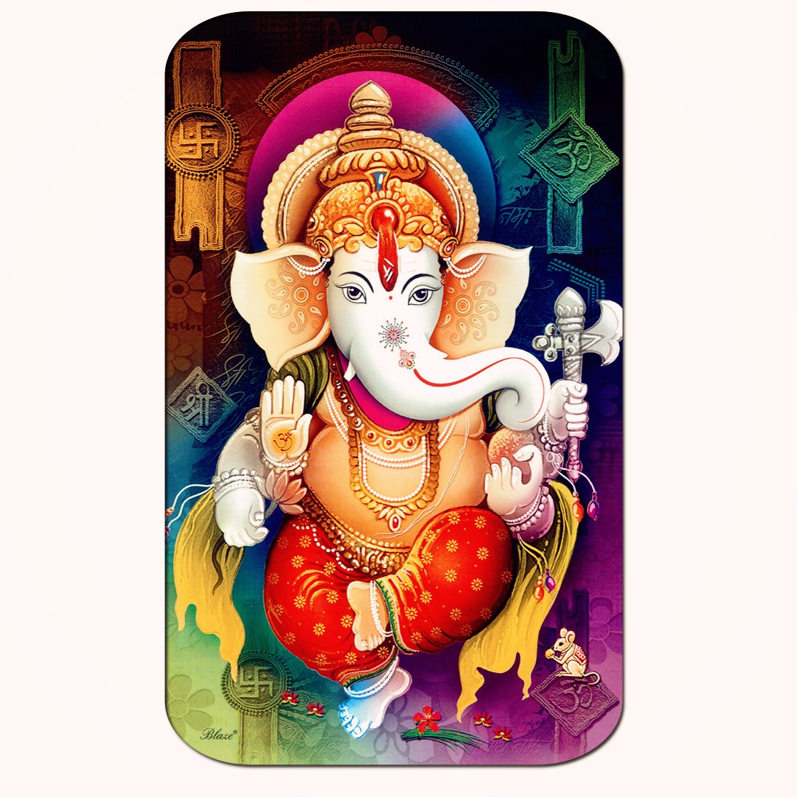 Casperme Ganesha Big Frame Wall Painting For Living Room & Office (18 x 36 inches)