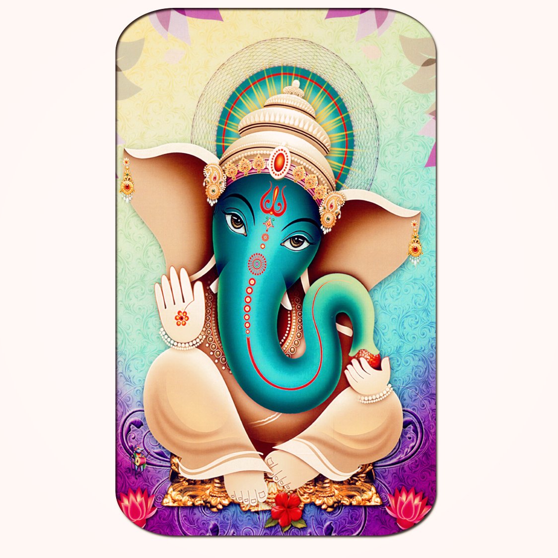 Casperme Ganesha Big Frame Wall Painting For Living Room & Office (18 x 36 inches)