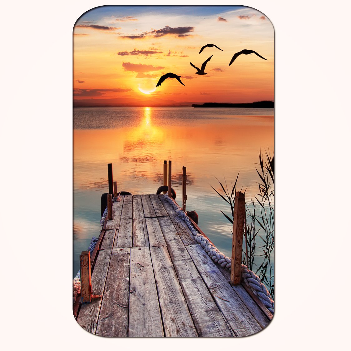 Casperme beautiful Sunset seen Big Frame Wall Painting For Living Room & Office (18 x 36 inches)