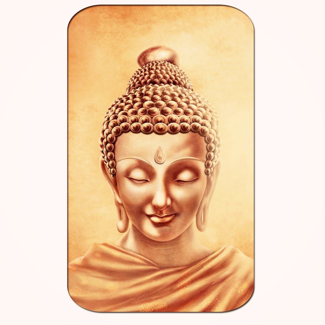 Casperme Buddha Big Frame Wall Painting For Living Room & Office (18 x 36 inches)