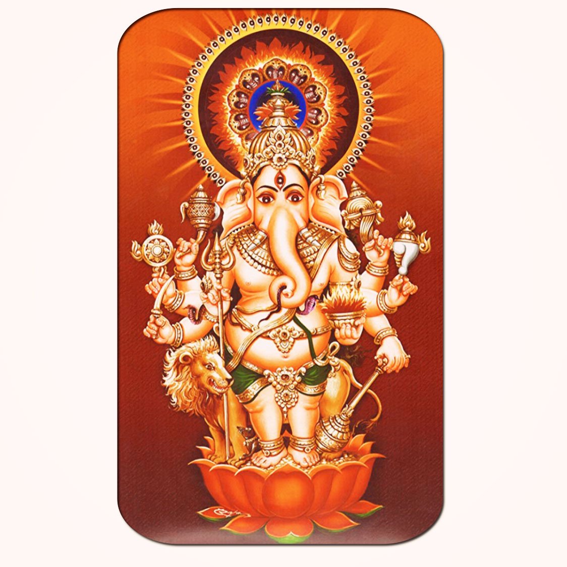 Casperme Ganesha Big Frame Wall Painting For Living Room & Office (18 x 36 inches)