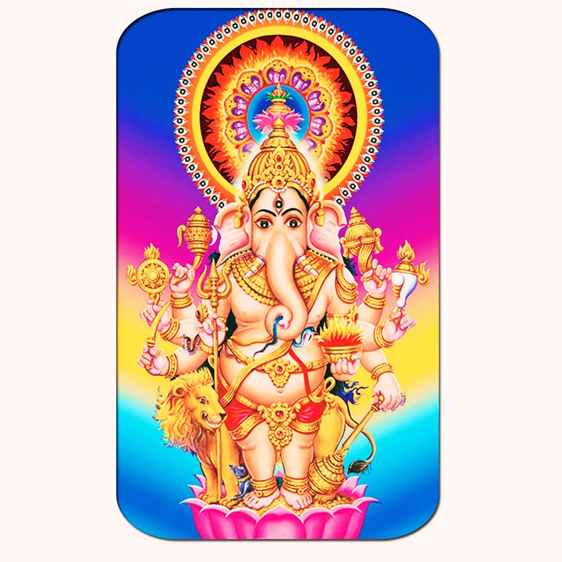 Casperme Ganesha Big Frame Wall Painting For Living Room & Office (18 x 36 inches)