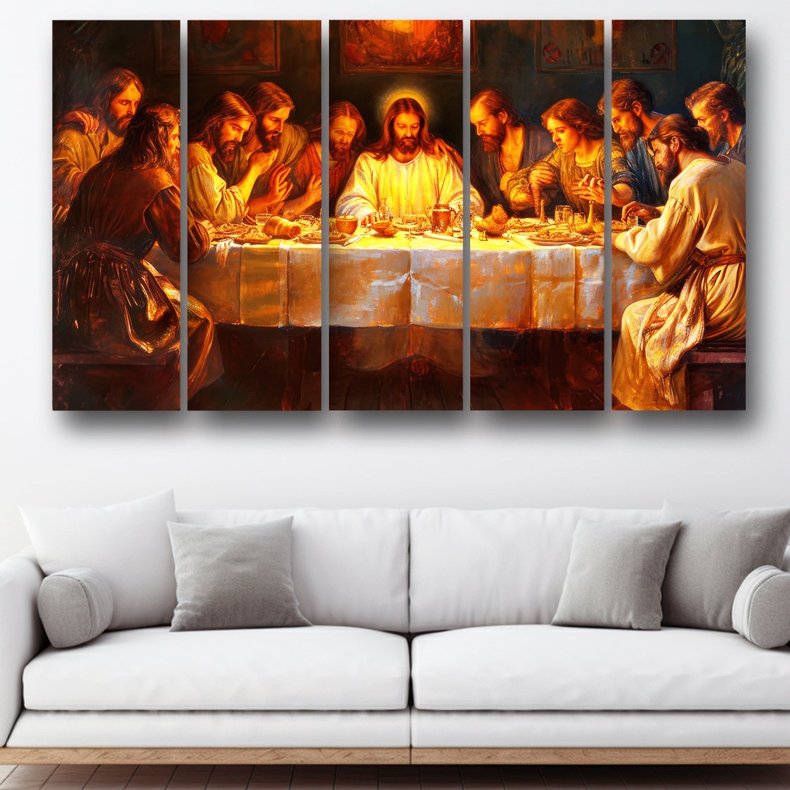 Casperme Lord Jesus Christ Wall Painting For Living Room for Bedroom, Hotels & Office Decoration (48×30 inhes)