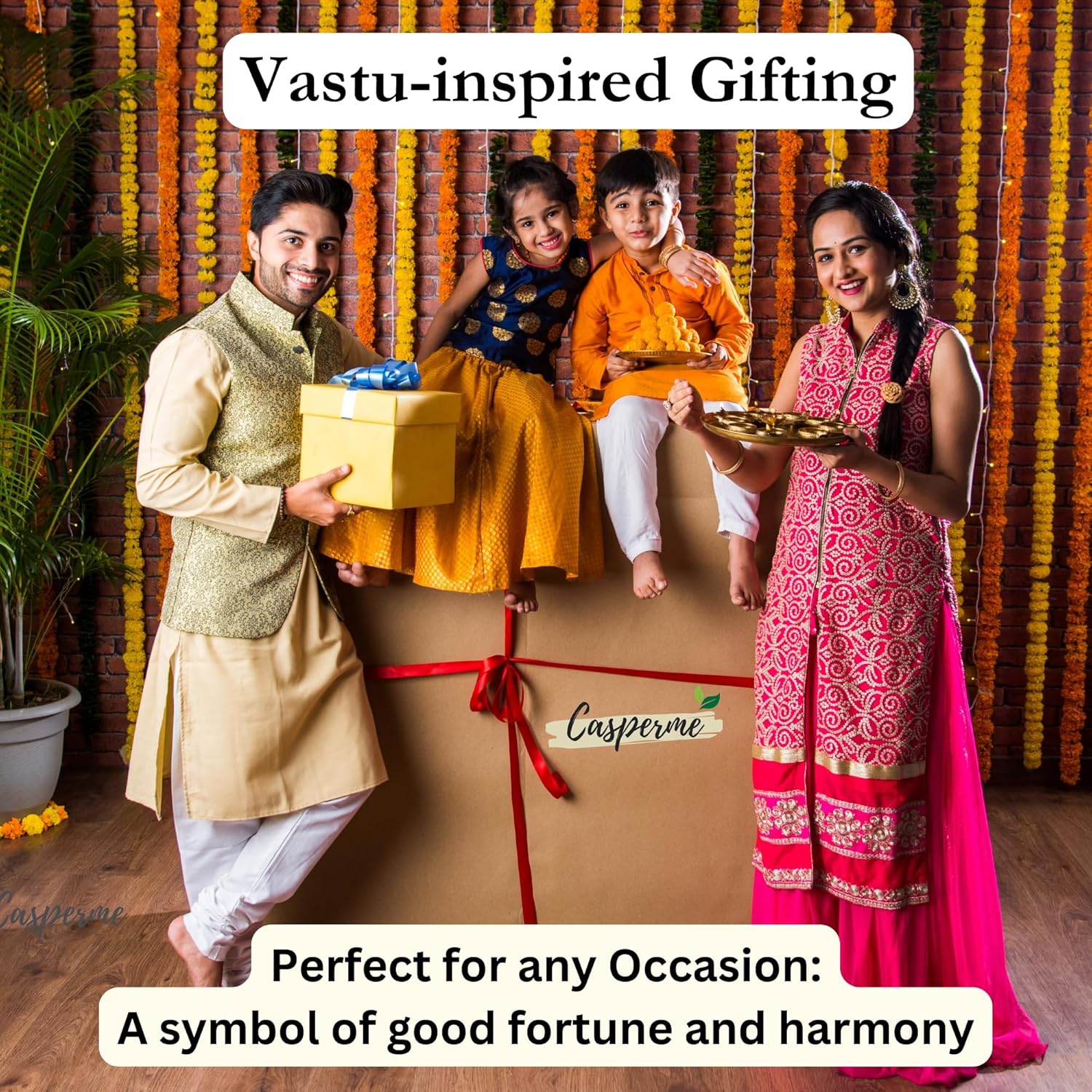 Kamdhenu Cow Vastu Prosperity Cotton Canvas Wall Painting big size For Living Room for Bedroom, Hotels & Office Decoration - Image 3